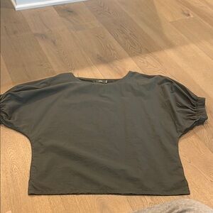 CLOSED  Green Puff Sleeve Blouse